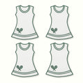Tennis Dress Cocktail Napkins